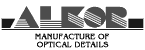 Alkor. Manufacture of optical details.